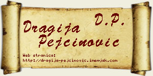 Dragija Pejčinović vizit kartica